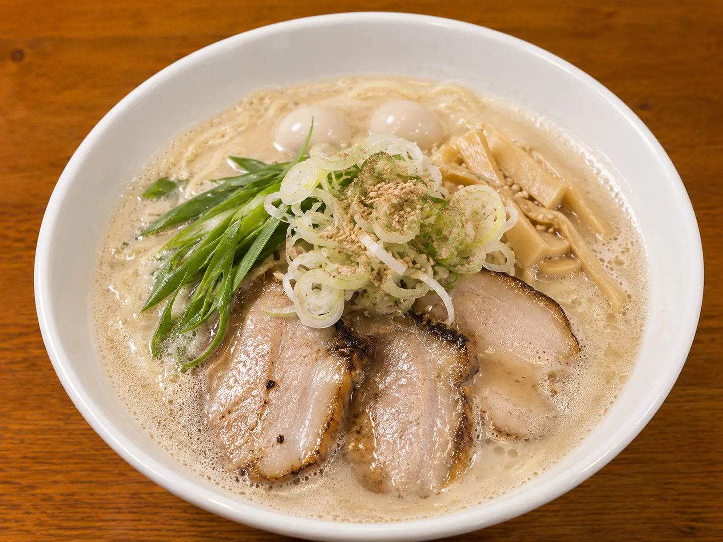 鶏白湯塩らーめん